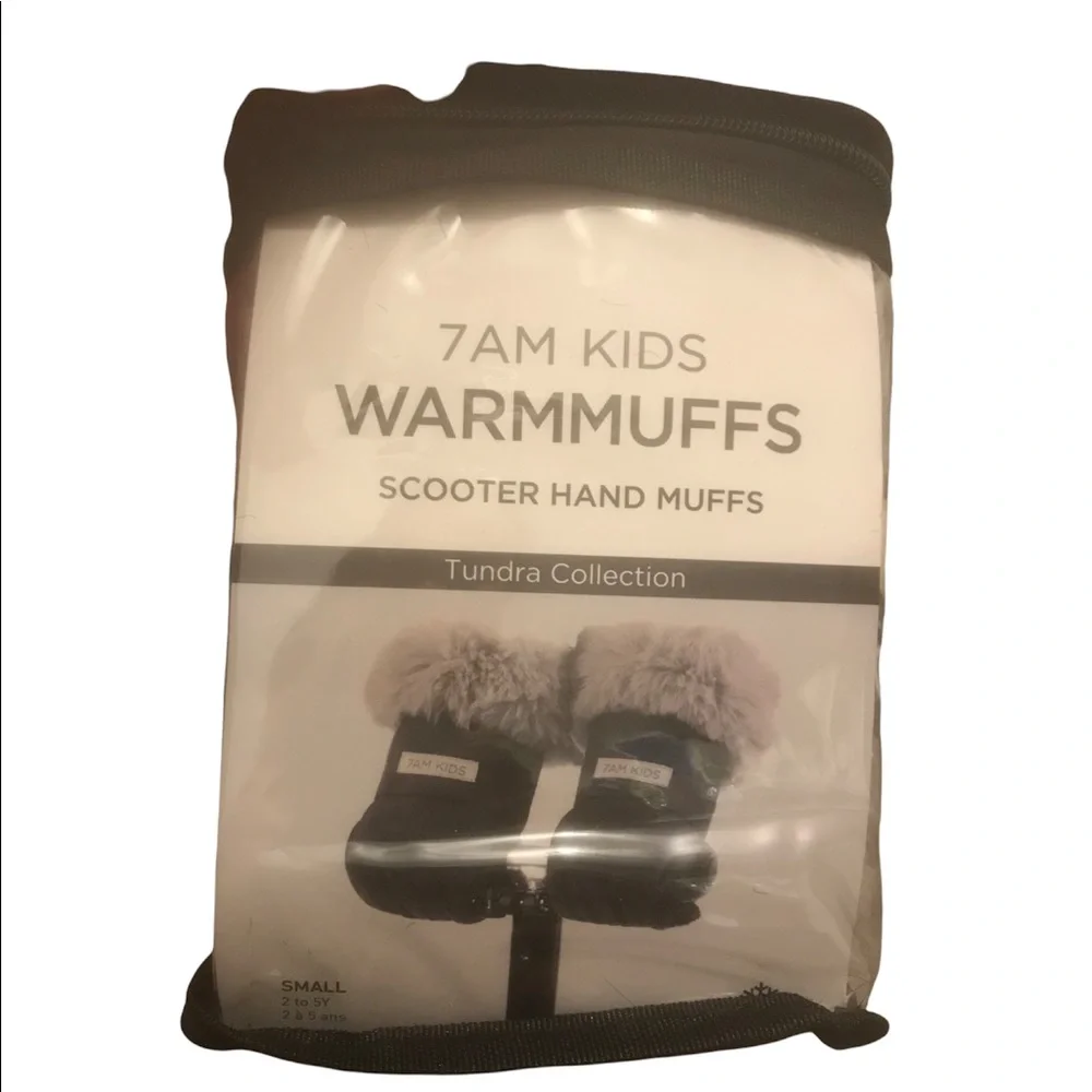 7am Kids Warmmuffs Tundra collection for scooter, grey, size 2-5 yrs, $55